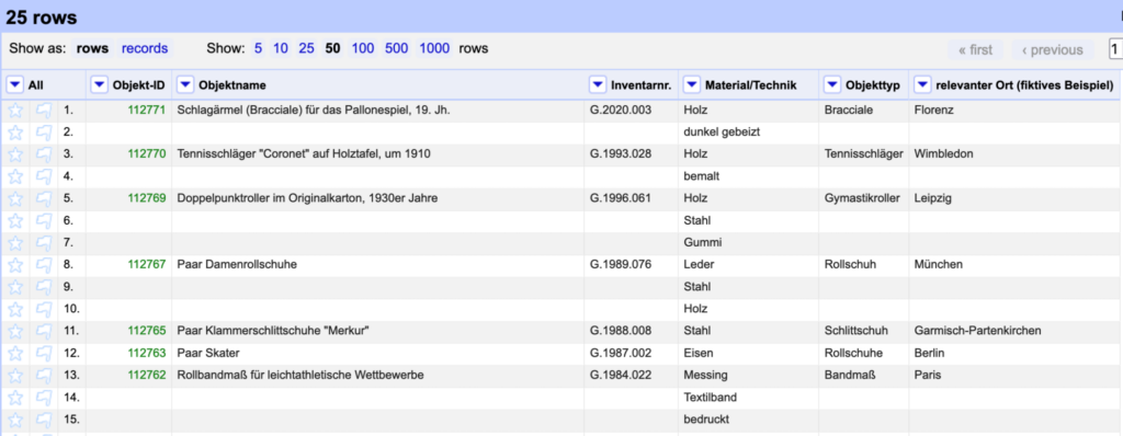Screenshot from OpenRefine