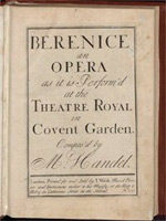 Jetzt veröffentlicht: Berenice von Händel