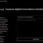 Screenshot: Tool für Konkordanzprüfung beim Import